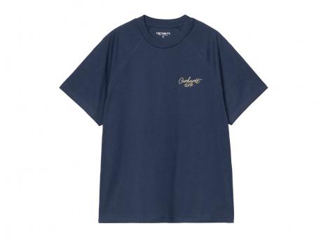 Carhartt WIP Women Signature Tshirt Jupiter / Air Yellow I034000.3D2.XX.03