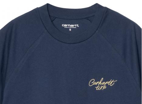 Carhartt WIP Women Signature Tshirt Jupiter / Air Yellow I034000.3D2.XX.03
