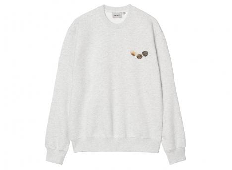 Carhartt Button Sweat Ash Heather I034730