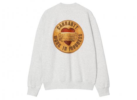 Carhartt Button Sweat Ash Heather I034730
