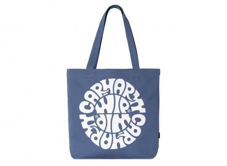 Carhartt Canvas Graphic Tote Jazzy Print Blue Iris I033975