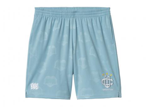 Carhartt Hartt Football Short Heart Train Jacquard Bluebird I034623