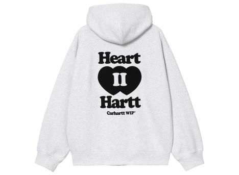 Carhartt Hooded Heart II Sweat Jacket Ash Heather I035176