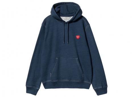 Carhartt Hooded Ingo Sweat Dark Blue Garment Dyed I034498