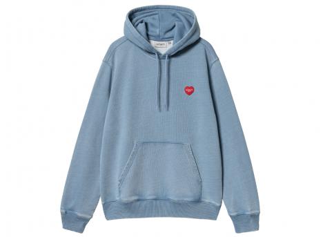 Carhartt Hooded Ingo Sweat Light Blue Garment Dyed I034498