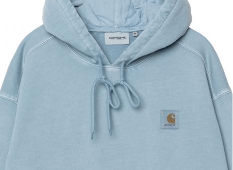 Carhartt Hooded Nelson Sweat Clay Blue Garment Dyed I029963
