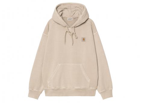 Carhartt Hooded Nelson Sweat Fleur De Sel Garment Dyed I029963