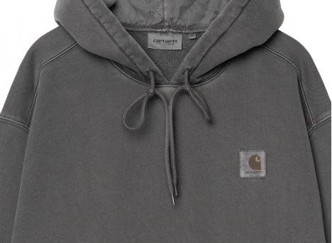 Carhartt Hooded Nelson Sweat Graphite Garment Dyed I029963