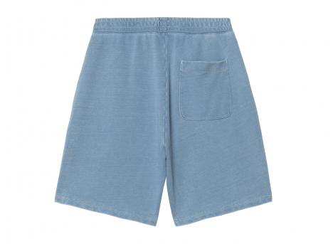 Carhartt Ingo Sweat Short Light Blue Garment Dyed I034499