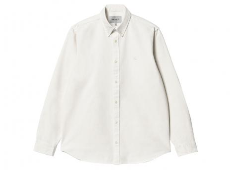 Carhartt Bolton Shirt White Garment Dyed I030238