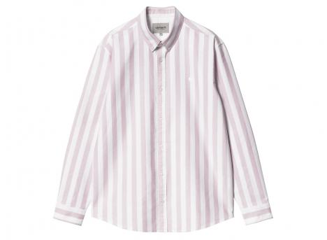 Carhartt Dillion Shirt Stripe Hortensia / White I033027