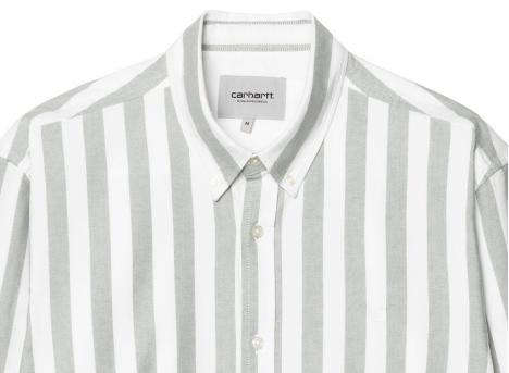 Carhartt Dillion Shirt Stripe Park / White I033027