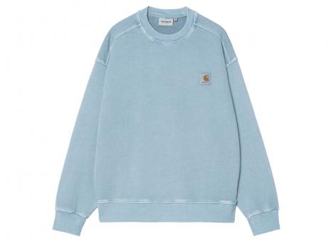 Carhartt Nelson Sweat Clay Blue Garment Dyed I029957