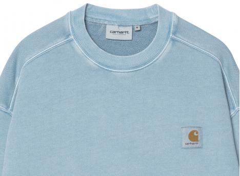 Carhartt Nelson Sweat Clay Blue Garment Dyed I029957