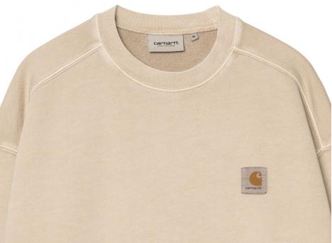 Carhartt Nelson Sweat Fleur De Sel Garment Dyed I029957