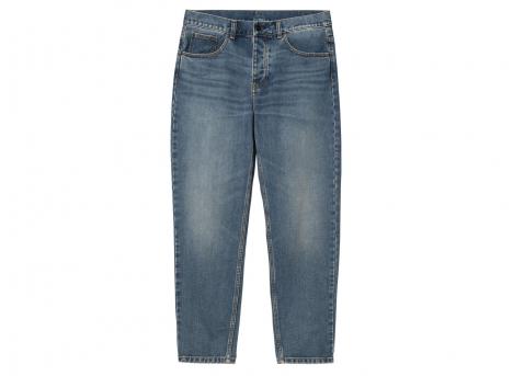 Carhartt Newel Pant Blue Dark Used Wash I029208