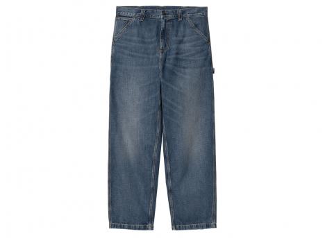 Carhartt OG Single Knee Pant Blue Dark Used Wash I034871