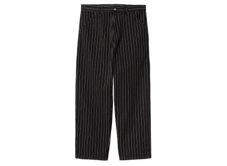Carhartt OG Single Knee Pant Seaton Stripe Black I034800