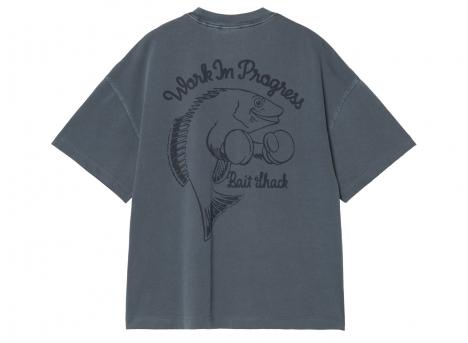 Carhartt Bait Shack Tshirt Dusky Blue Garment Dyed I034660
