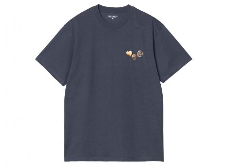 Carhartt Button Tshirt Blue I034658
