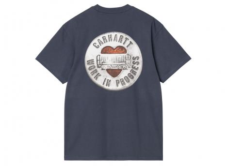 Carhartt Button Tshirt Blue I034658
