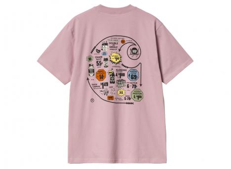 Carhartt Catalogue C Logo Tshirt Hortensia I034761