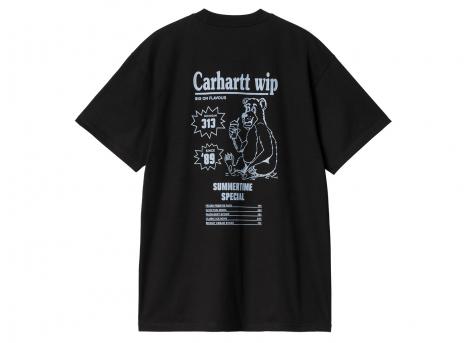 Carhartt Catalogue Tshirt Black / Bluebird I034644