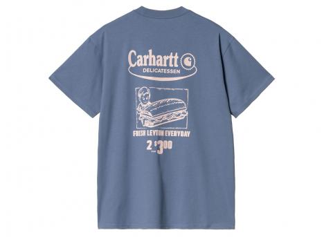 Carhartt Catalogue Tshirt Blue Iris / Air Pink I034644