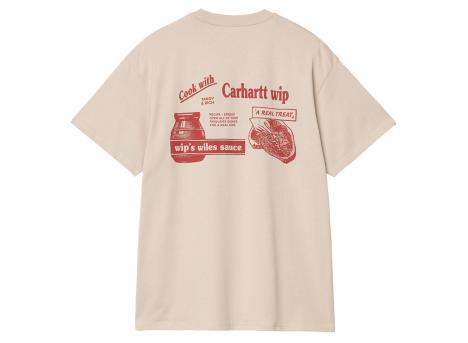 Carhartt Catalogue Tshirt Fleur De Sel / Desire I034644