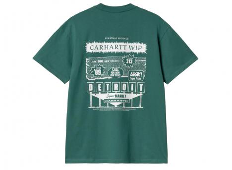 Carhartt Catalogue Tshirt Rainforest / White I034644
