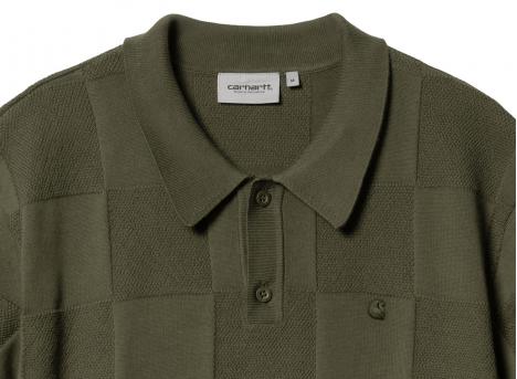 Carhartt Checker Polo Dollar Green I034535
