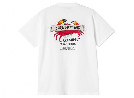Carhartt Crab Paint Tshirt White I034778