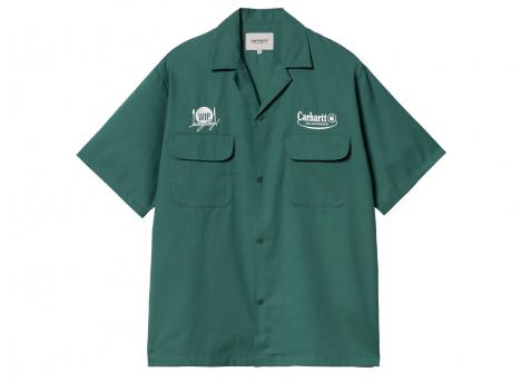 Carhartt Deli Shirt Rainforest / White I034738