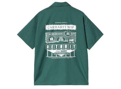 Carhartt Deli Shirt Rainforest / White I034738