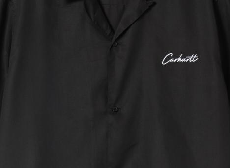 Carhartt Delray Shirt Black / White I031465
