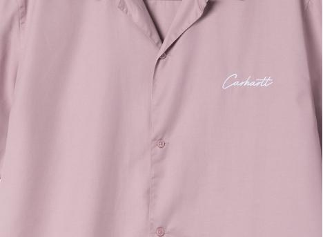 Carhartt Delray Shirt Hortensia / White I031465