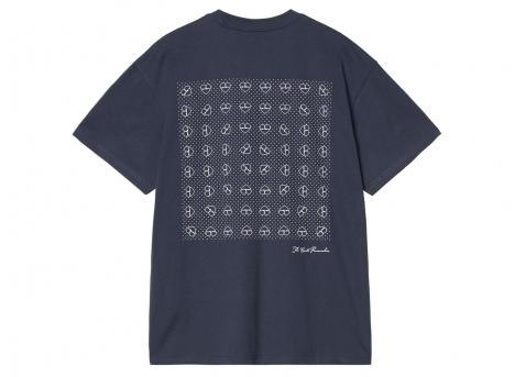 Carhartt Furoshiki Tshirt Blue / White I034655