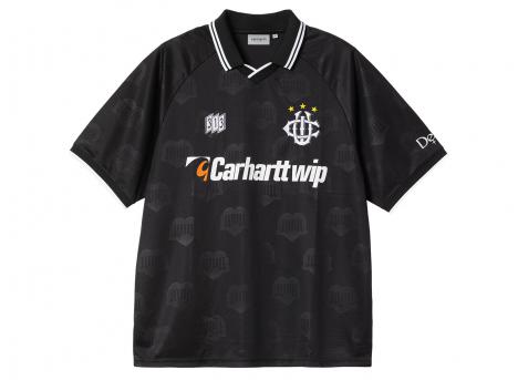 Carhartt Hartt Football Tshirt Heart Train Jacquard Black I034625