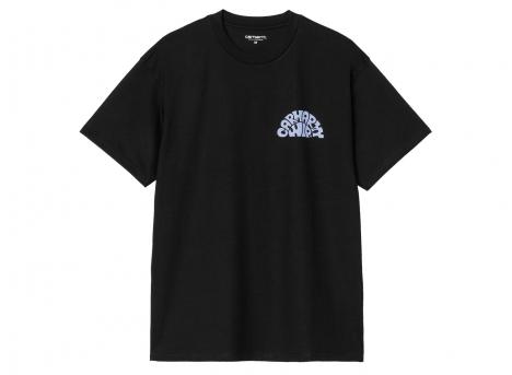 Carhartt Jazzy Tshirt Black / Air Sky I034665