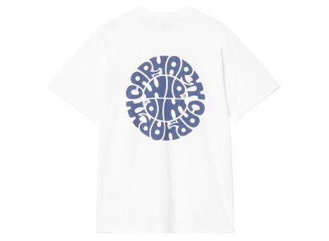 Carhartt Jazzy Tshirt White / Blue Iris I034665