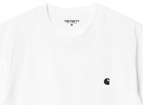 Carhartt Madison Tshirt White / Black I033000