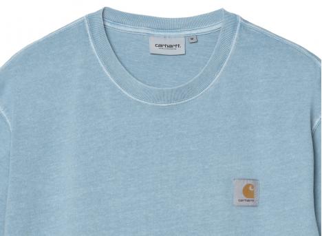 Carhartt Nelson Tshirt Clay Blue Garment Dyed I029949