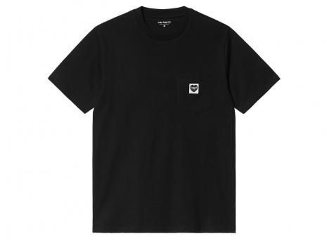 Carhartt Pocket Heart Tshirt Black / Black I032128