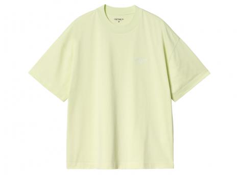 Carhartt Signature Script Tshirt Air Green / White I033828