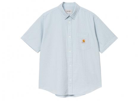Carhartt Toland Shirt Stripe Blue Fog I035151