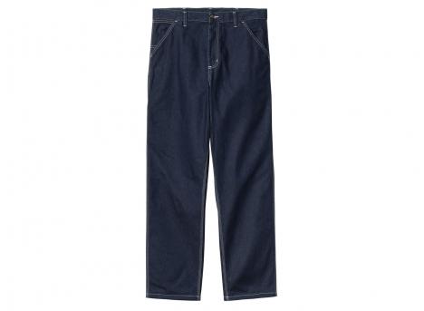 Carhartt Single Knee Pant Blue Rinsed I034864