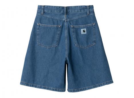 Carhartt Women Alta Short Blue Stone Washed I033345