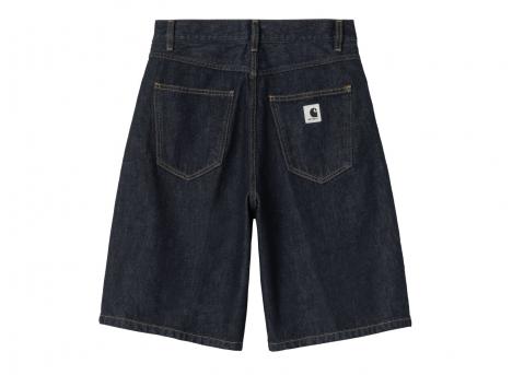 Carhartt Women Brandon Short Blue Rinsed I031919