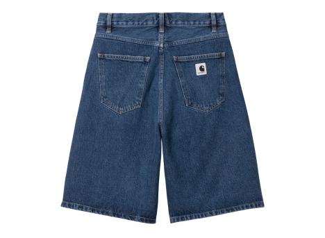 Carhartt Women Brandon Short Blue Stone Washed I031919