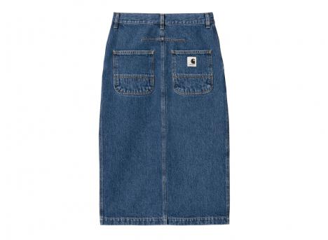 Carhartt Women Colby Skirt Blue Stone Washed I033334